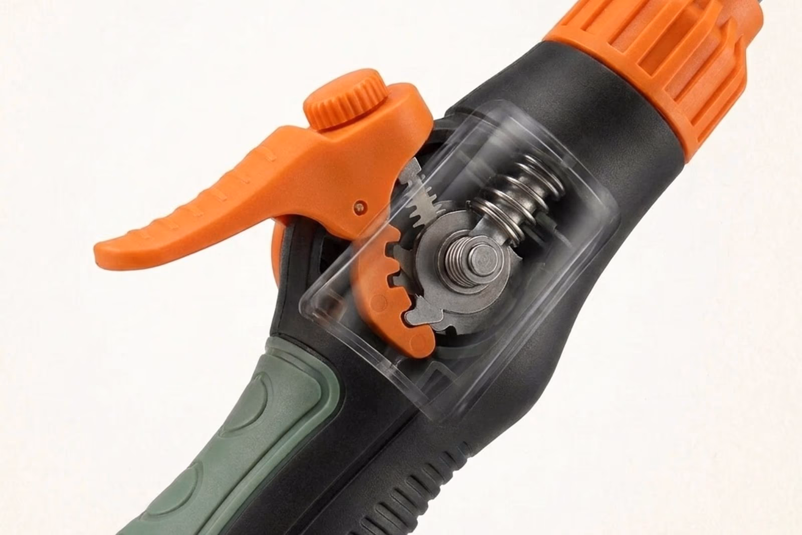 Macro de la gachette progressive avec systeme de verrouillage du pistolet d'arrosage 8 modes Jarditips