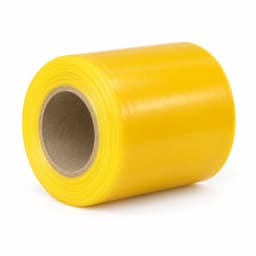 Rouleau de bande de glu arboricole jaune de 10 cm de large sur son noyau carton