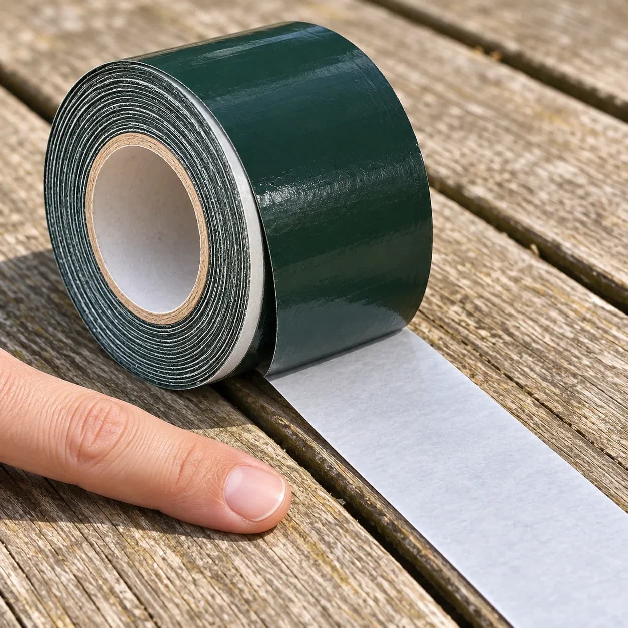 Bande de jonction verte pour gazon artificiel, rouleau de 5 m, vue alternative