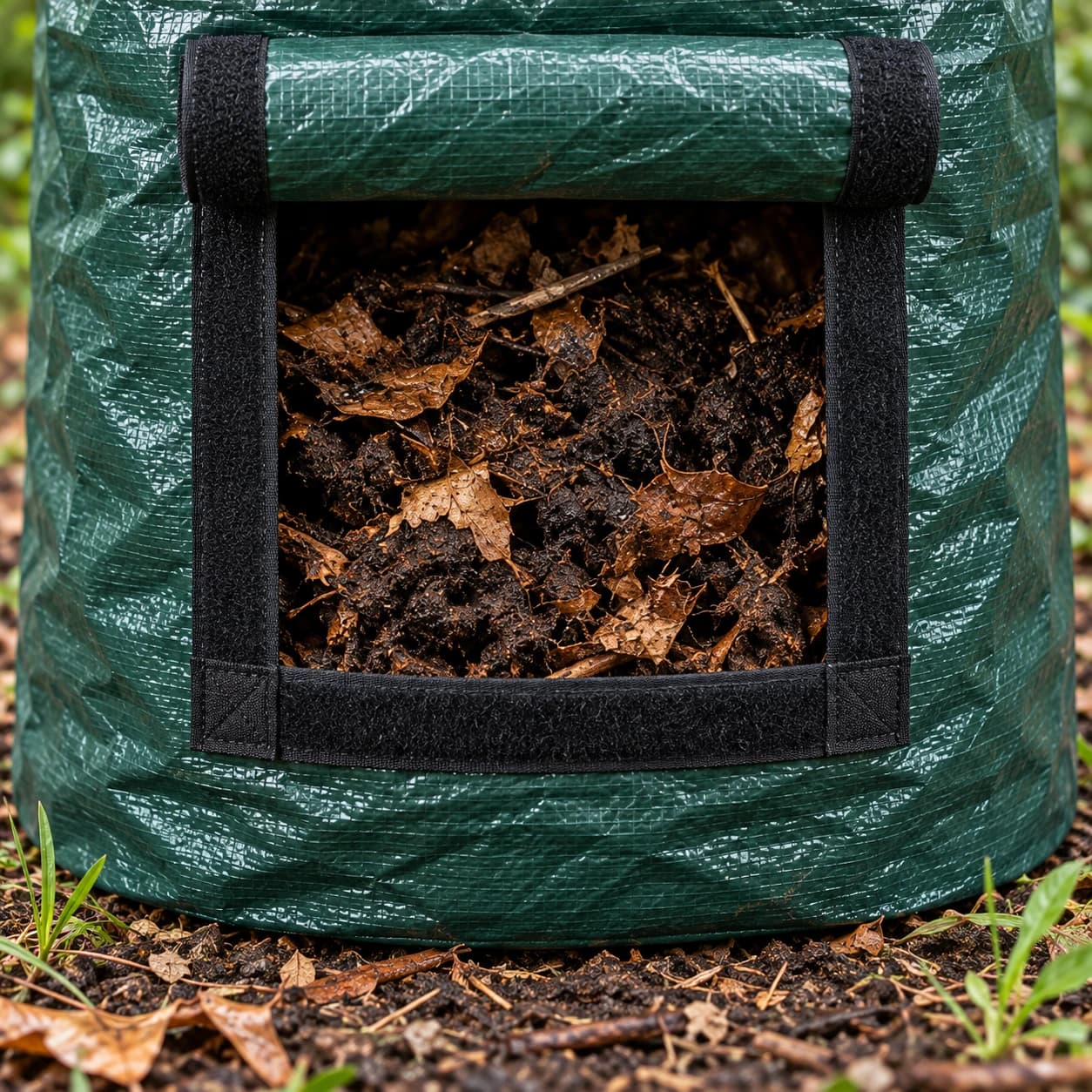 Trappe basse de récupération du compost