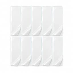 Lot de 10 bandes collantes transparentes pour fenêtre, avec leur film protecteur