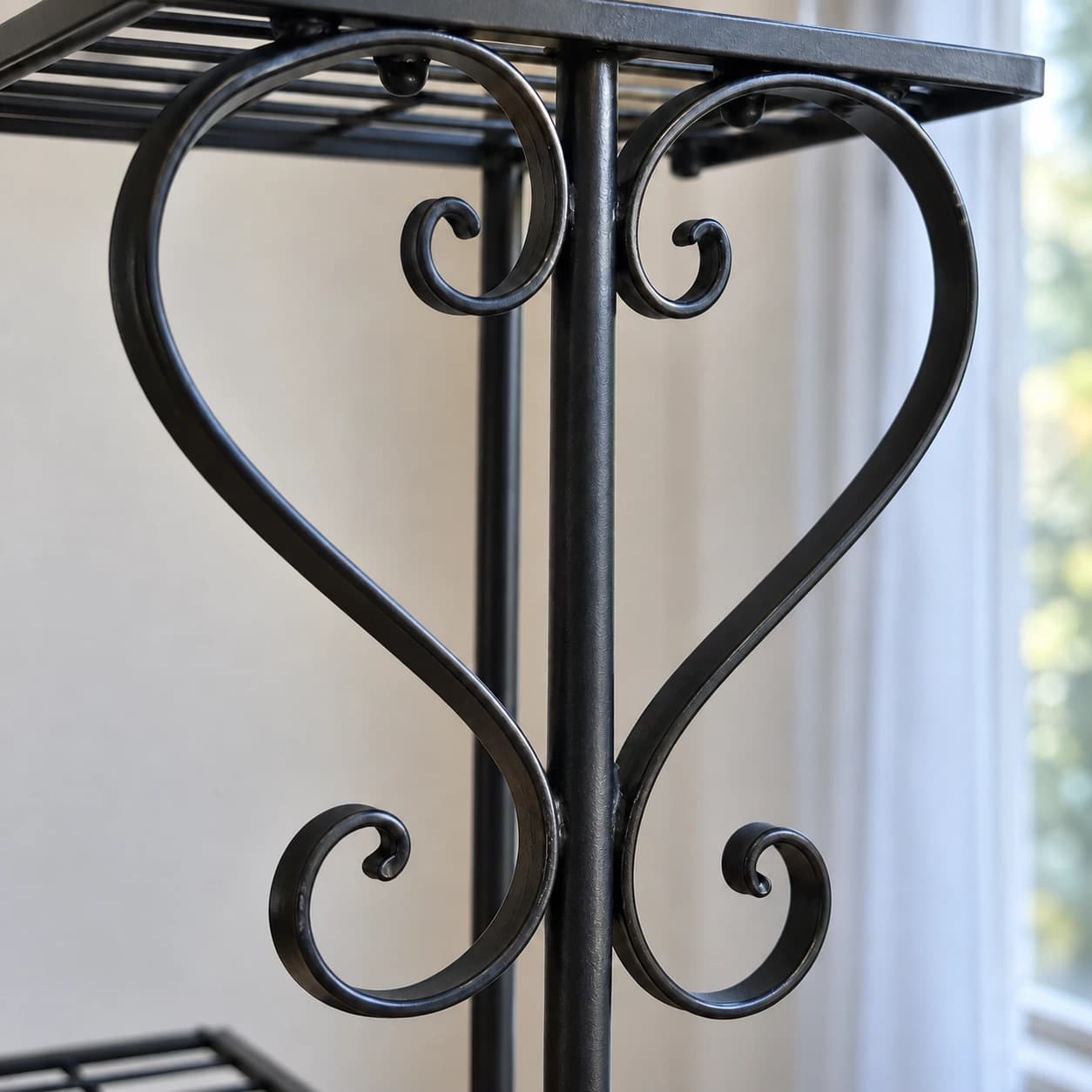 Détail des volutes et fixations