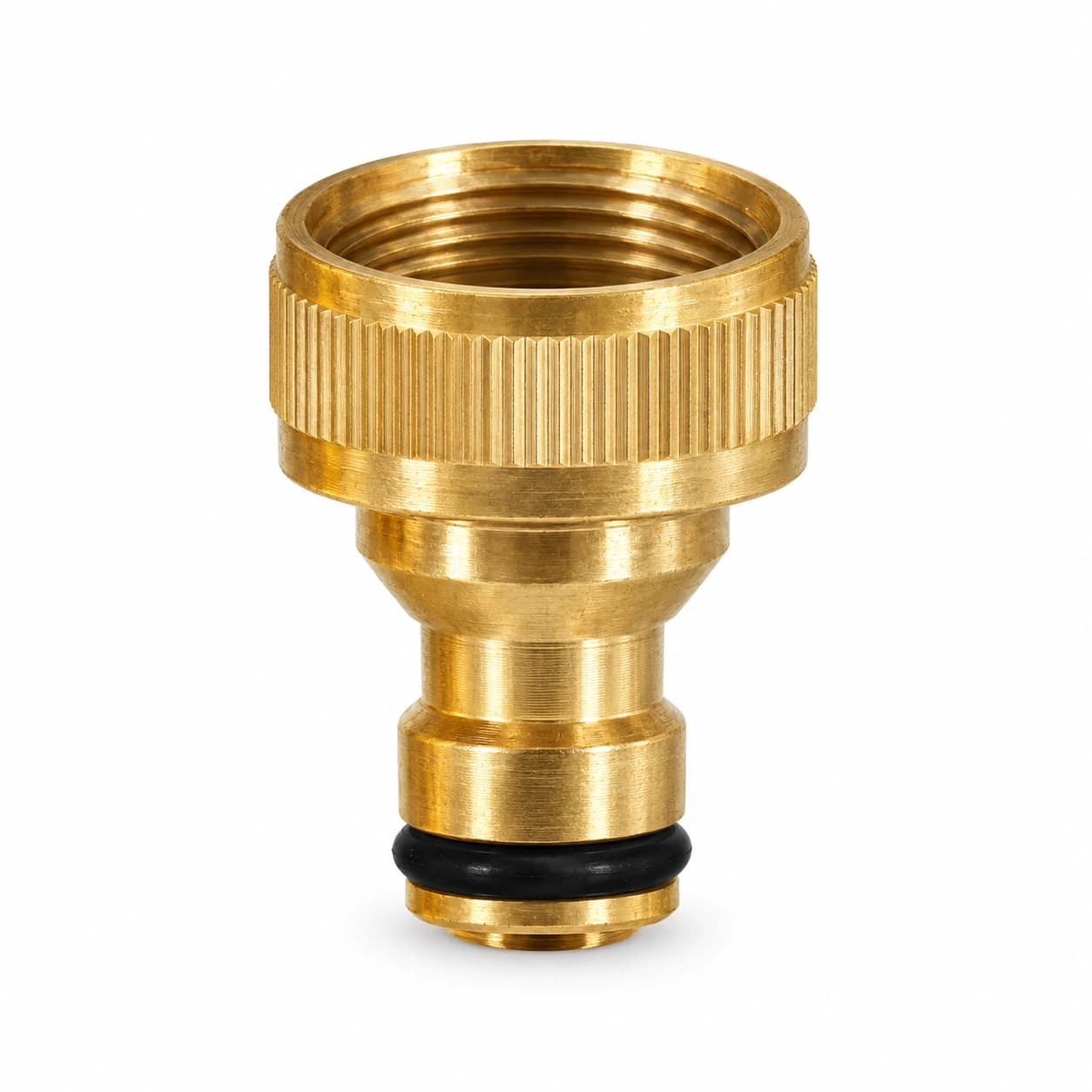 Adaptateur laiton de robinet 1/2 pouce vers raccord rapide male, vue principale