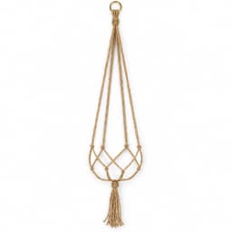 Suspension en jute sur fond blanc, modèle 60 cm