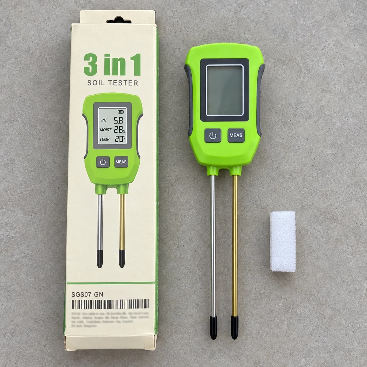 Testeur LCD avec sa boîte et protections