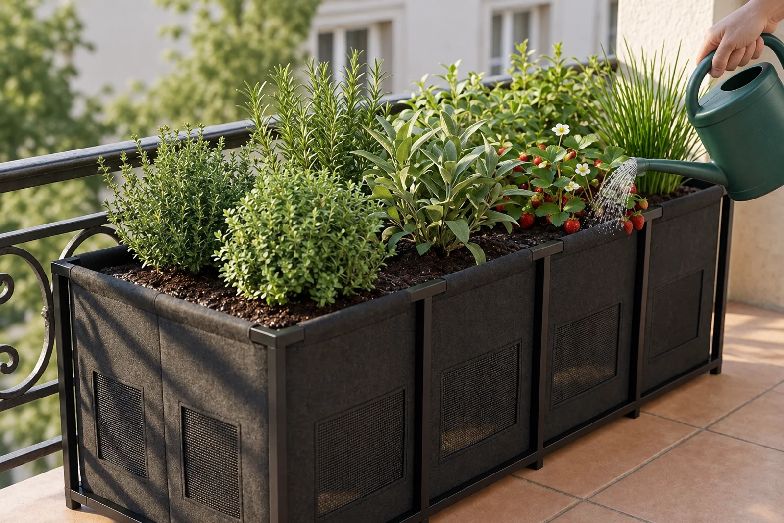 Brise vue jardin : choisir un écran qui tient sur le garde-corps